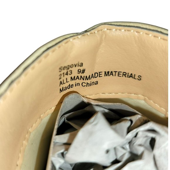 American Rag Slide Segovia Milk Mottled Tan Heeled Woman's Size 11 JJ3344 - Picture 6 of 11